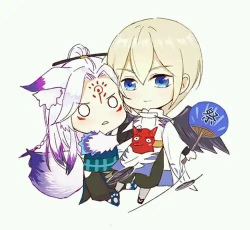 阴阳师#妖狐x大天狗