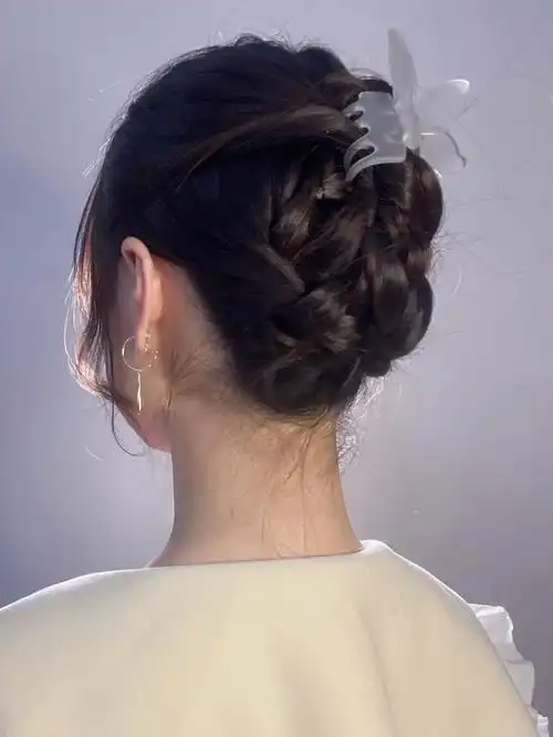 非常适合扁头宝贝的盘发教程篇