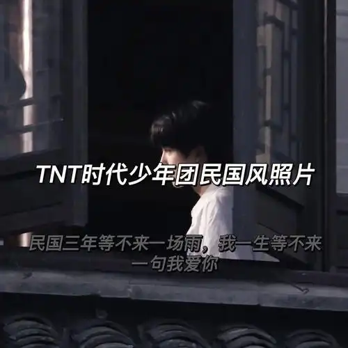 tnt时代少年团民国风照片建议码起来