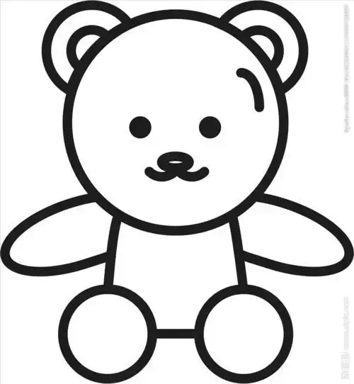 简笔画小熊简笔画小熊的画法可爱