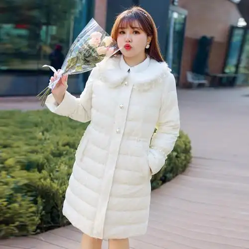 高级感冬季名媛大码女装胖mm高端冬装棉服潮棉衣外套200斤显瘦厚