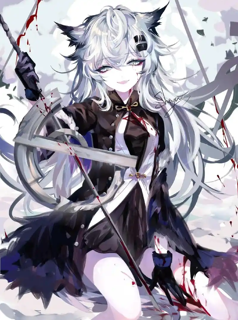 还是这类女孩有气势#二次元少女#明日方舟壁纸 - 抖音