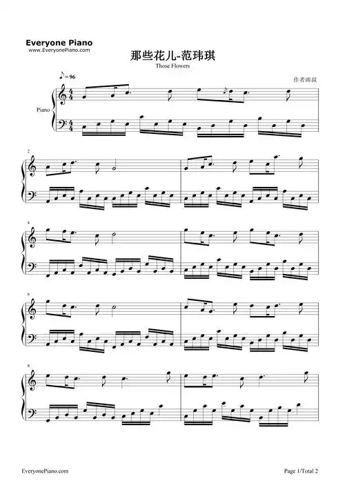 那些花儿-范玮琪