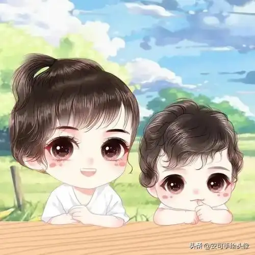 可爱的卡通头像超可爱萌娃头像卡通宝宝头像
