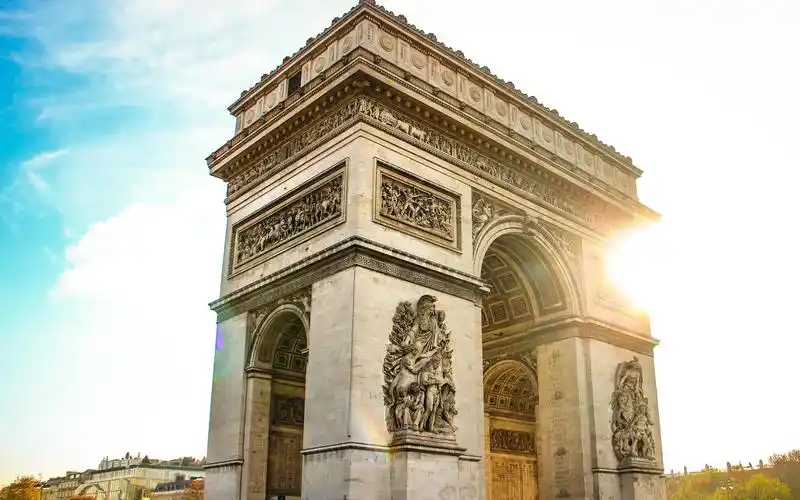 凯旋门著名建筑风景