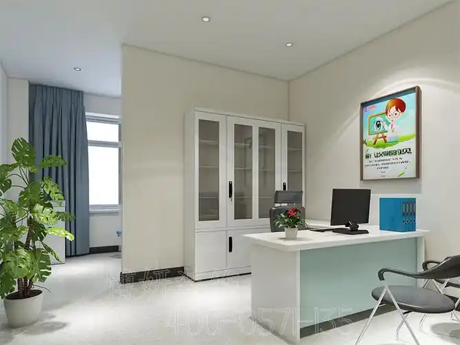 舟山眼科诊所装修设计案例-效果图