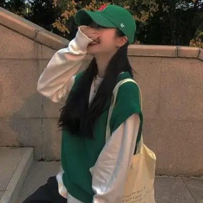 qq头像绿帽子女生高清带绿帽子女生头像图片
