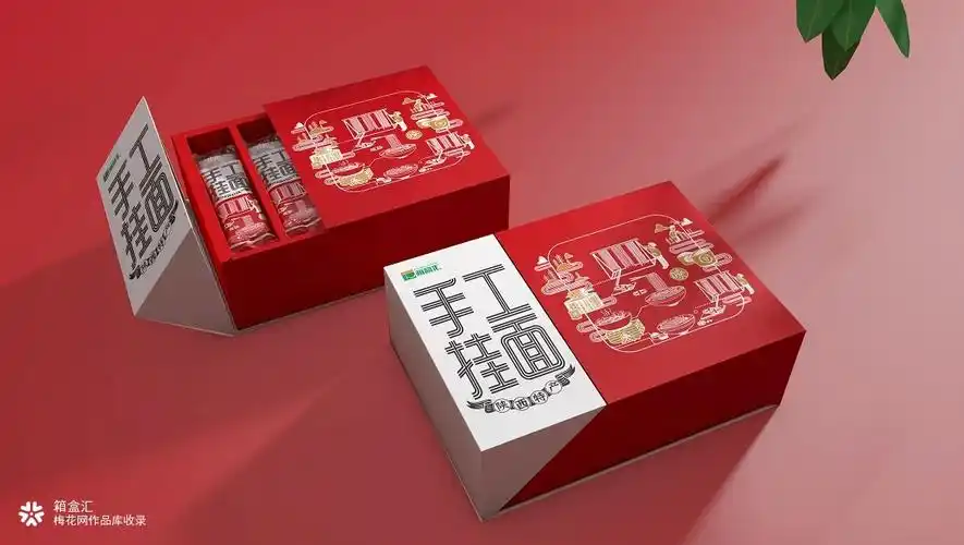 传统文化手工挂面包装设计