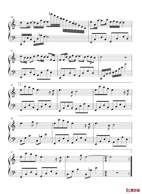 我走后钢琴谱简单完整版小咪你是不是也有忘不掉的人