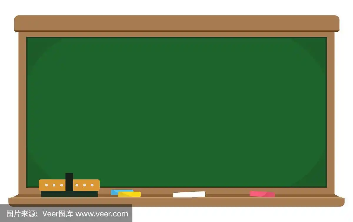 学校,黑板,白色背景,空的,空白的