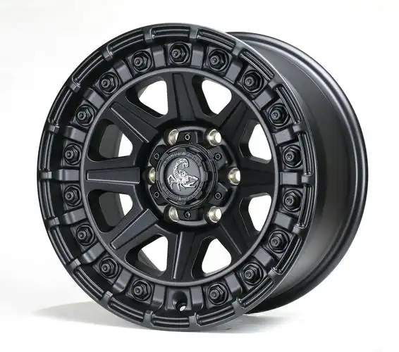 越野铝合金轮毂17寸越野车轮汽车轮毂胎铃