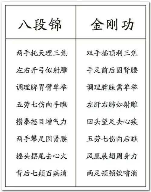 道家功法图解八部金刚功张至顺道长演示