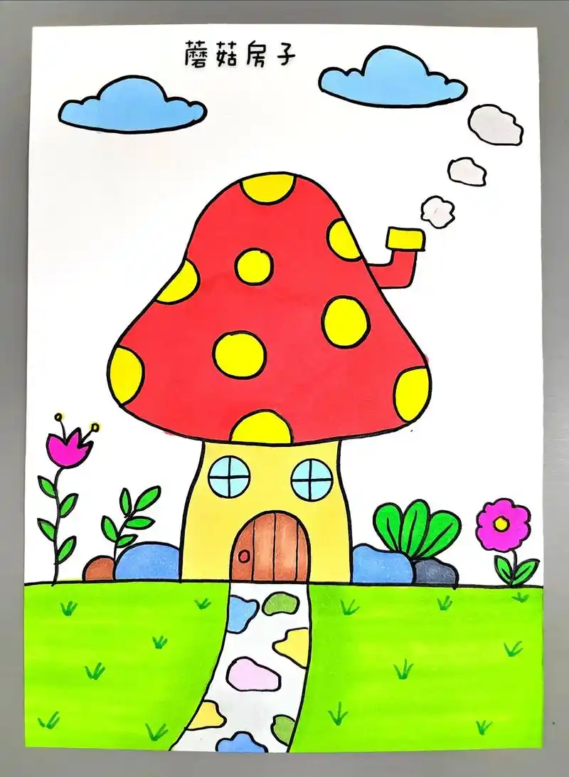 儿童手工画画作品图片 - 抖音