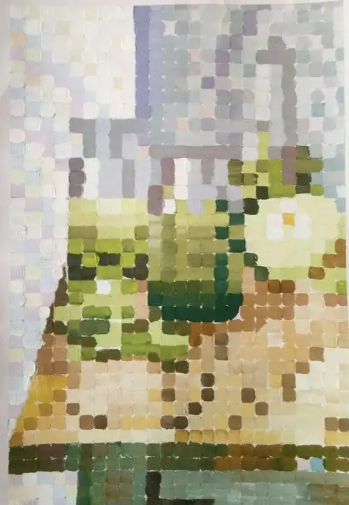 传媒与艺术学院动画17级"色彩空间混合"学生部分作业微展