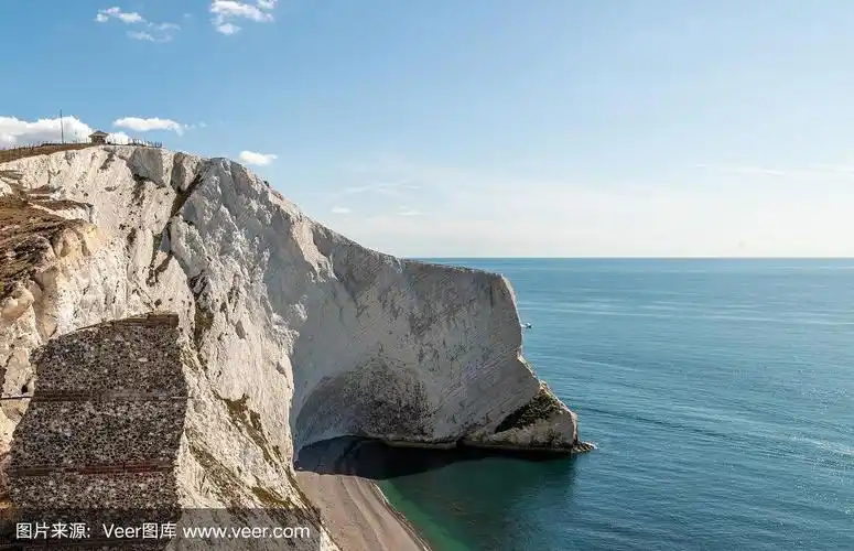 英格兰,怀特岛,white cliffs,陡峭,图像