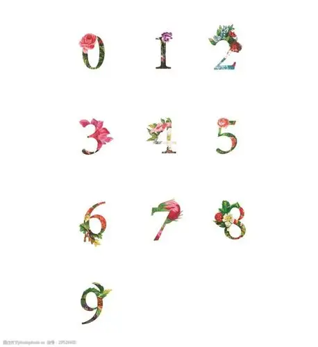 卡通创意数字png元素