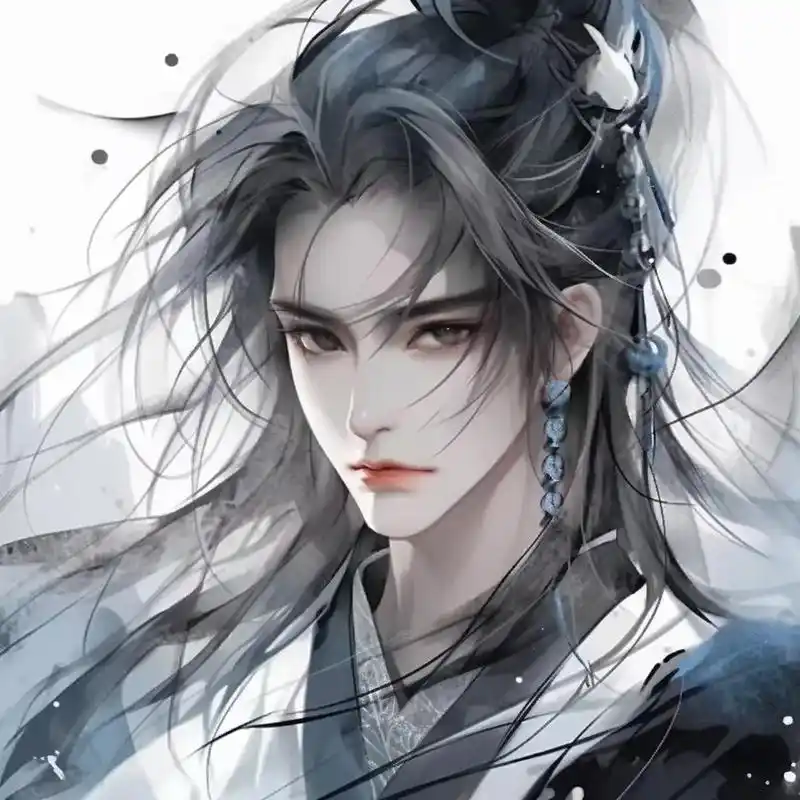 古风冷酷男头.这眼神绝了,你品,你细品#古风头像 #ai绘画 - 抖音