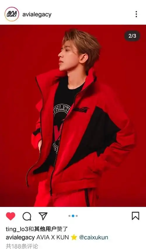 蔡徐坤avia全球品牌代言人##蔡徐坤