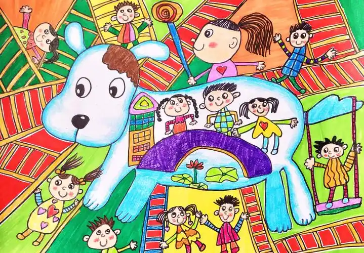 友谊的欢乐充满了每一个角落,大家在这个幸福的乐园里无忧无虑,互相