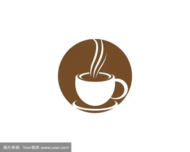 咖啡杯符号矢量图标
