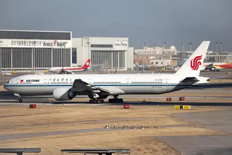 b2046波音77739l中国国际航空北京首都国际机场