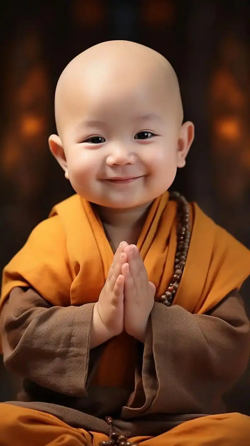 这也太可爱了#禅悟人生 #小和尚  #修心修行 #魔法画师@ - 抖音