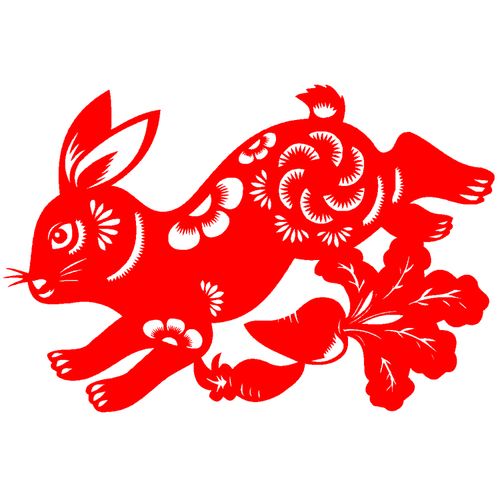 生肖兔剪纸文化 生肖兔剪纸图案大全 简单