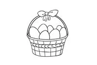 篮子_简笔画图片大全