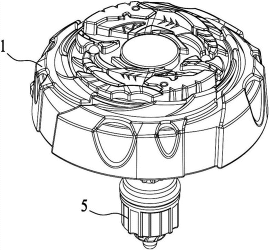 一种陀螺玩具组件的制造方法与工艺