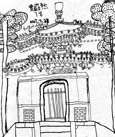 安阳的名胜古迹简笔画