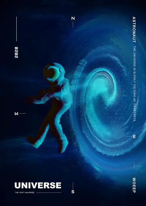 宇宙 宇航员|平面|海报|woeep - 原创作品 - 站酷 (zcool)