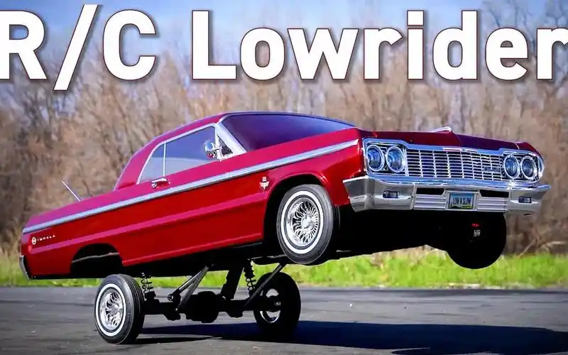 【中文字幕】1964雪佛兰黑斑羚英帕拉rc遥控跳跳车lowrider