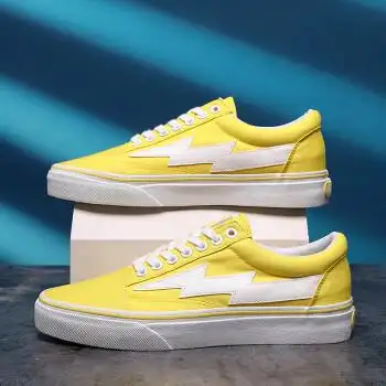 复仇风暴闪电鞋 火焰帆布鞋revenge xstorm男鞋板鞋红色滑板鞋子潮牌