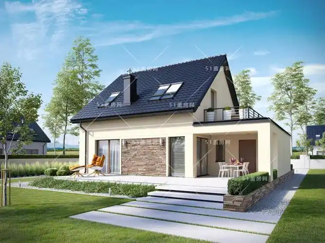农村10万元一层别墅设计图,平房小院也能美出天际 - 盖房知识 - 盖房