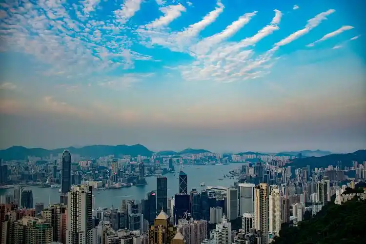 香港-维多利亚港全景