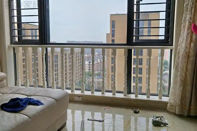 阳台飘窗楼梯实木栏杆窗户室内落地窗防护栏儿童安全防护高层围栏旗舰
