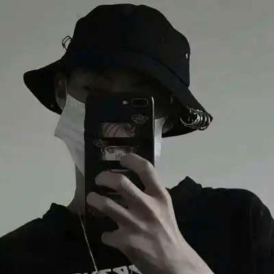 戴口罩控男生头像