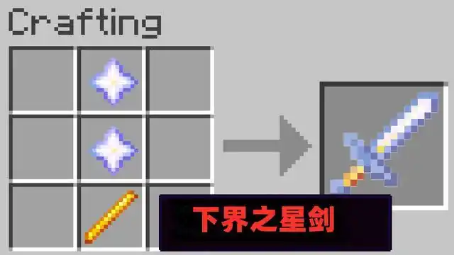 我的世界:游戏里足以"以假乱真"的自制合成表,下界之星逆袭!