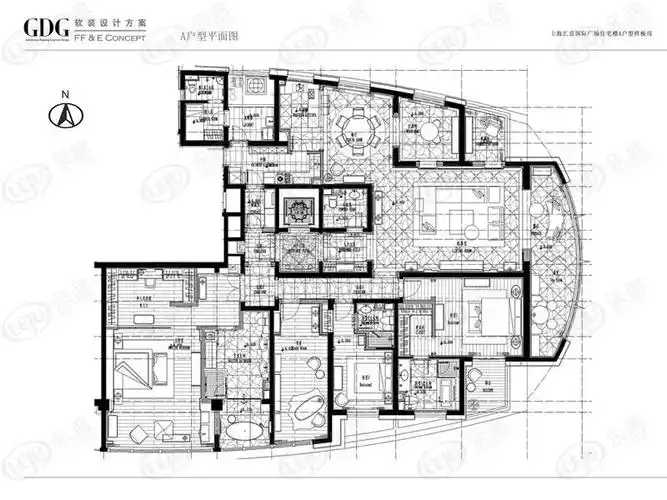 淮海路壹号a户型图户型图