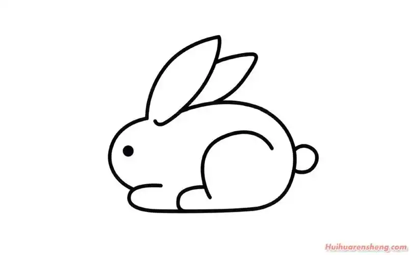 兔子简笔画画法兔子简笔画分步骤详解