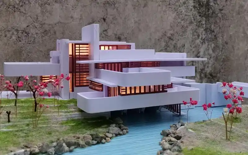 流水别墅 模型制作