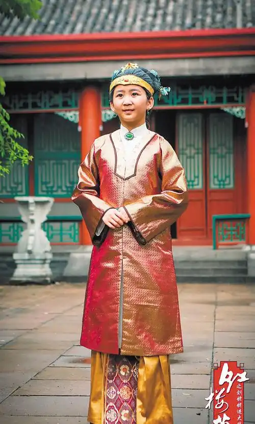 服装小戏骨红楼梦同款儿童古装演出贾宝玉角色扮演服装男款演出服饰