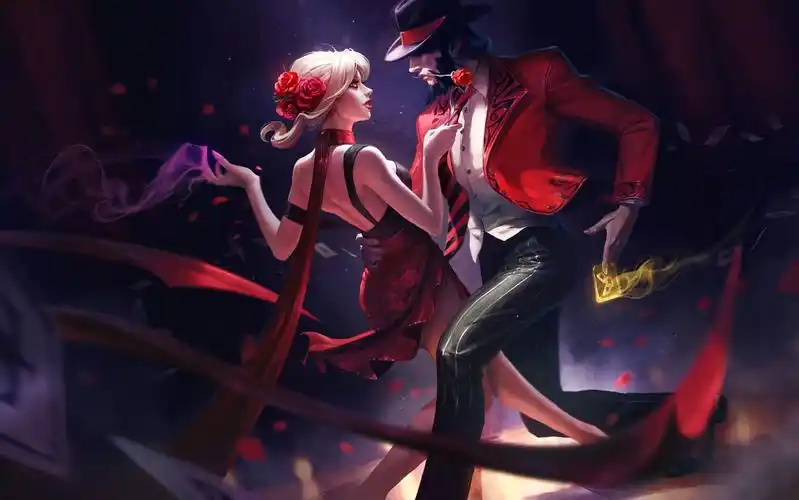 卡牌大师 崔斯特 探戈灵魂 皮肤浏览 skin spotlight