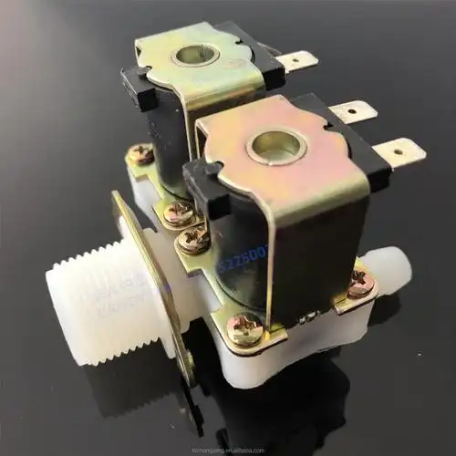 sea yfpsj-01进水阀洗衣机阀门双进水阀高性能阀门3/4 dc12v ac220v