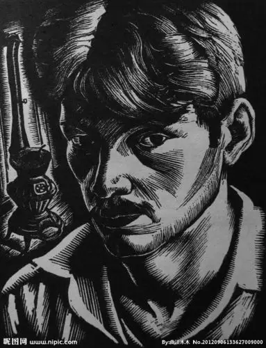 外国木刻版画作品