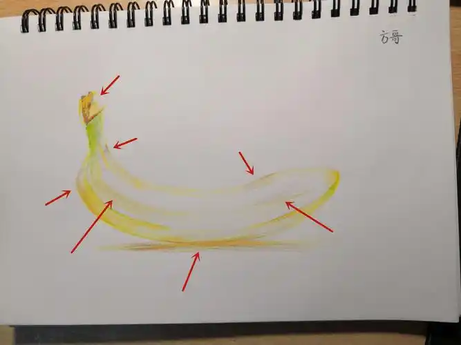 方哥的彩铅课堂-第11课-如何画一只香甜软糯的大香蕉