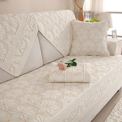 沙发垫子四季通用北欧简约防滑坐垫靠背垫纯棉布艺全棉沙发套罩巾