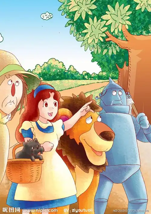 绿野仙踪设计图__动漫人物_动漫动画_设计图库_昵图网nipic.com