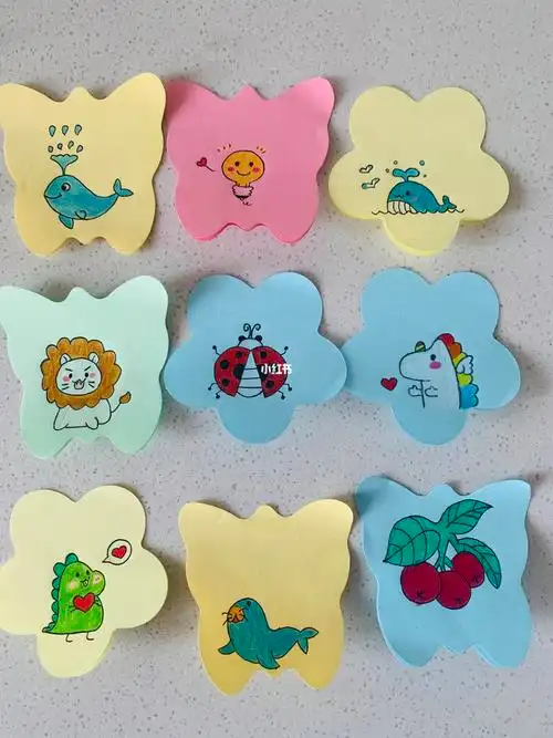 便利贴简笔画女孩