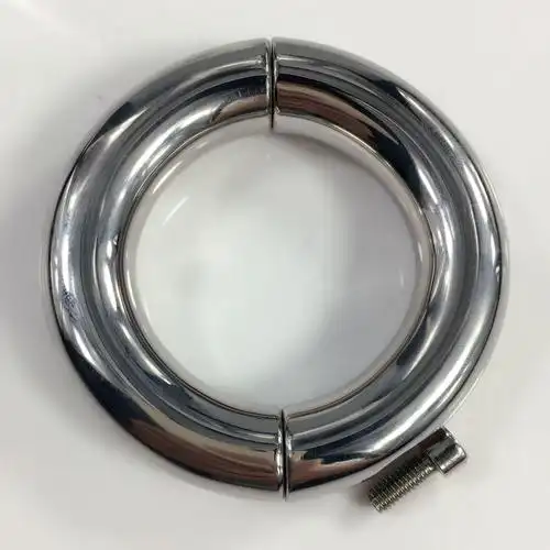 金属不锈钢男用阴囊束缚器阴茎睾丸负重阳具吊坠环成人情趣性用品